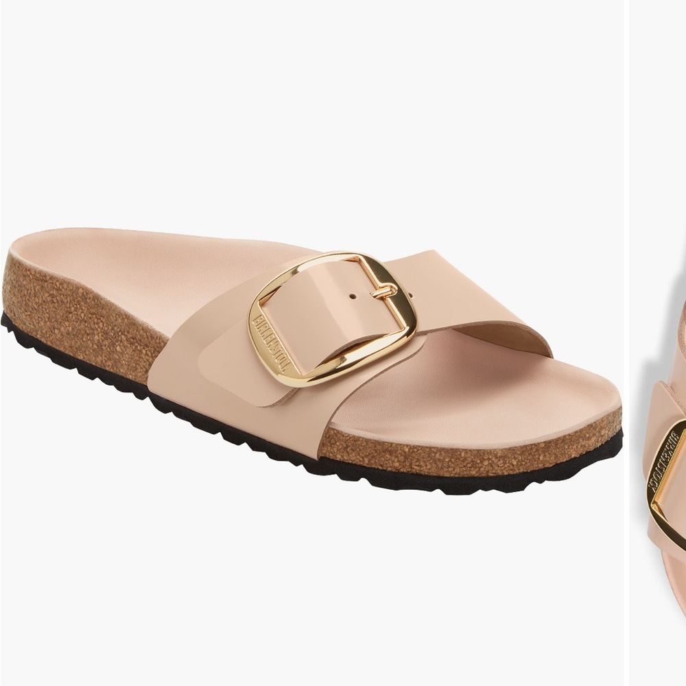 Birkenstock Madrid Big Buckle Slide
Sandal size 40 beige